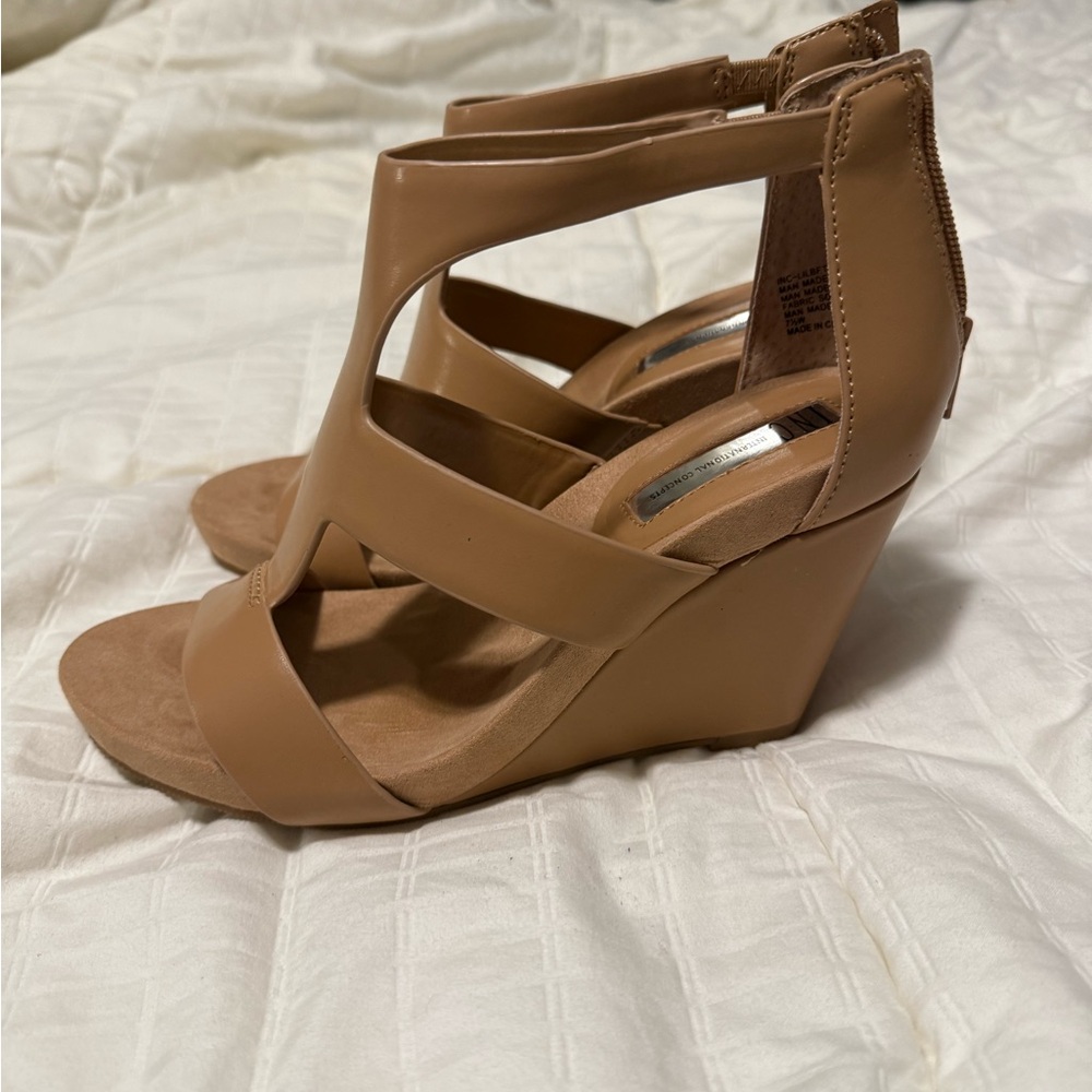 INC Women's Tan Sandals - Picture 2 of 4